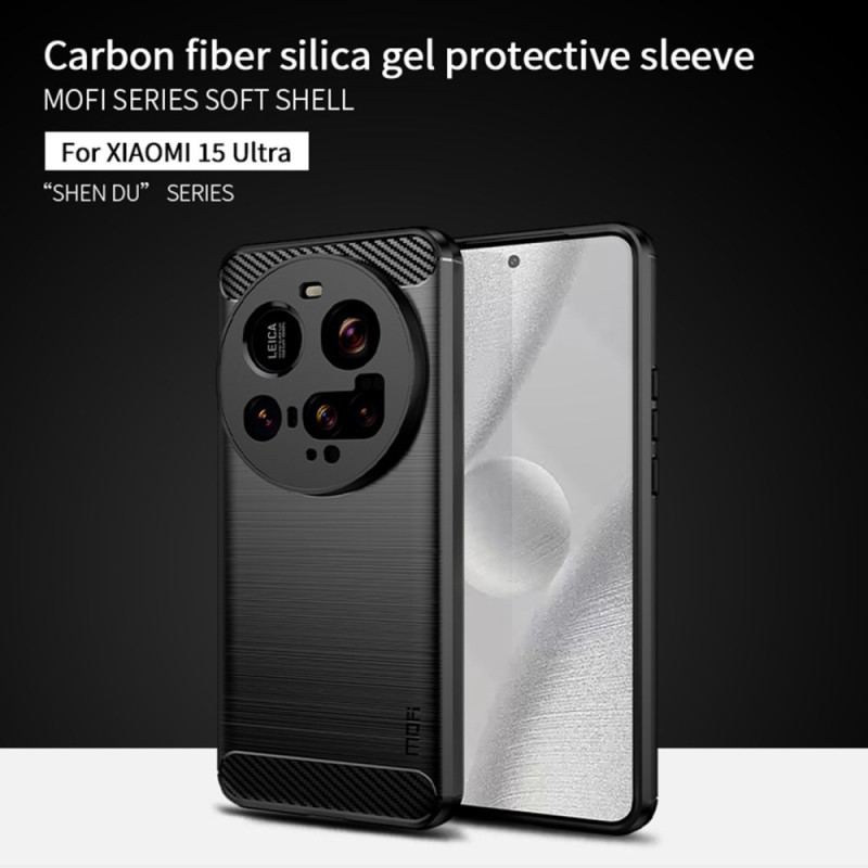 Skal Xiaomi 15 Ultra Borstad Kolfiber