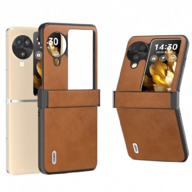 Skal Oppo Find N3 Flip Abeel Lädereffekt