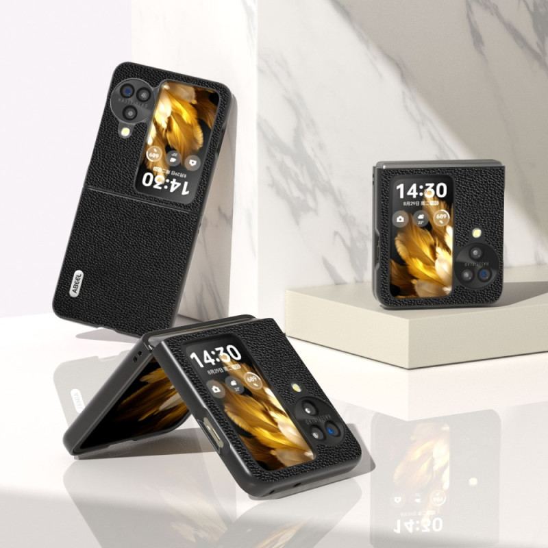 Skal Oppo Find N3 Flip Telefonfodral Litchi Konstläder Abeel