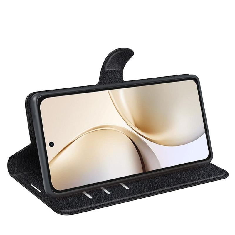 Fodral Realme 14 Pro Plus 5g Klassiskt Litchi-konstläder