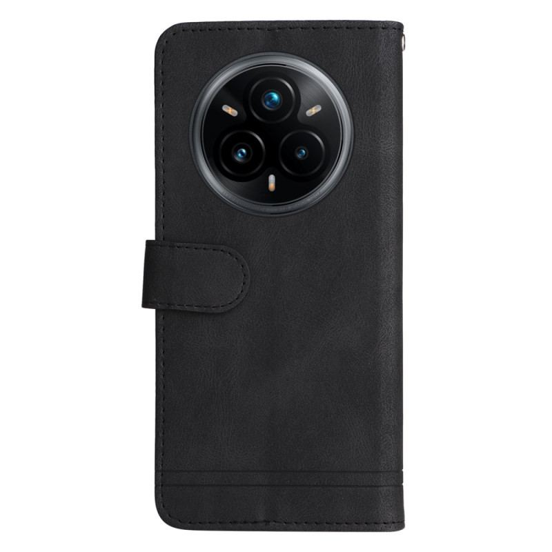 Fodral Realme 14 Pro Plus 5g Vintageeffekt Med Nit