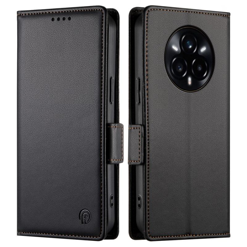 Läderskal Fodral Realme 14 Pro Plus 5g Tre Kortfack Och Hållare