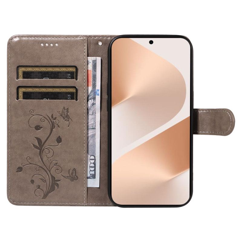 Fodral För Huawei Pura 80 Blommönster