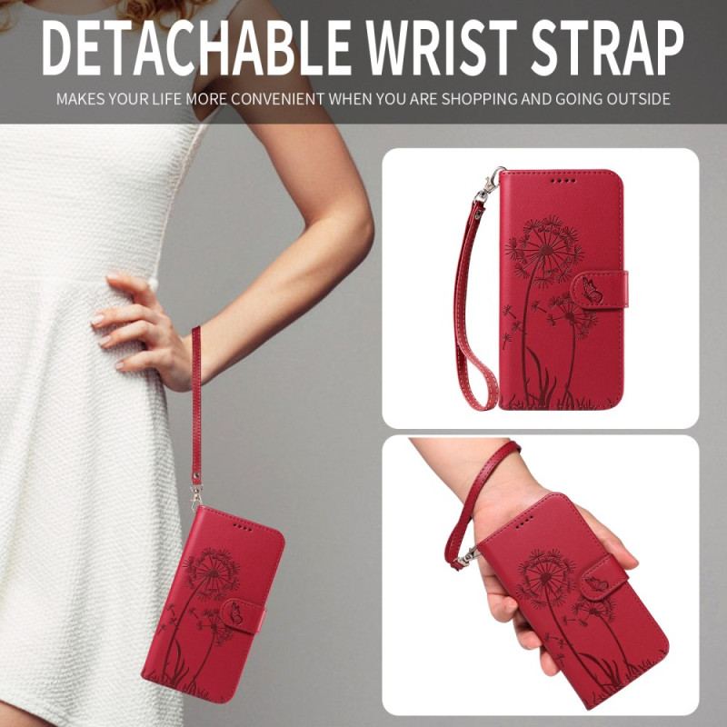 Fodral För Huawei Pura 80 Maskros Och Rem