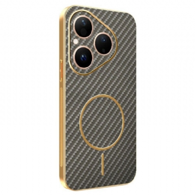 Skal För Huawei Pura 80 Kolfiberstruktur