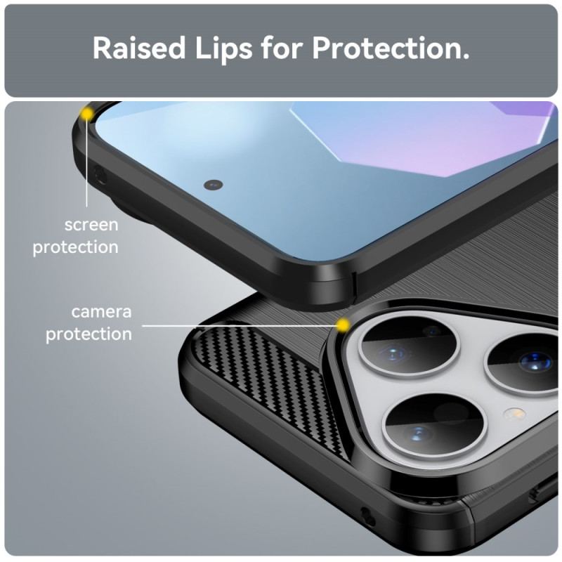 Skal Huawei Pura 80 Borstad Kolfiber