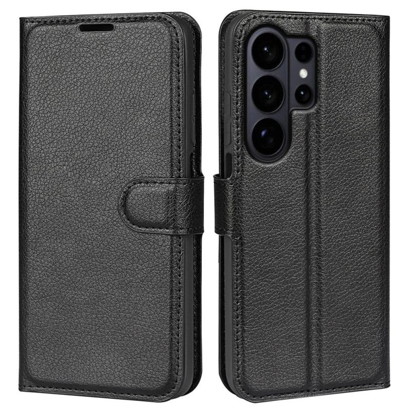 Fodral För Samsung Galaxy S26 Ultra Litchi-konstläder