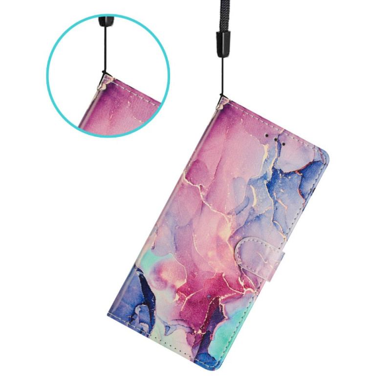 Fodral Samsung Galaxy S26 Ultra Grön Och Rosa Marmor