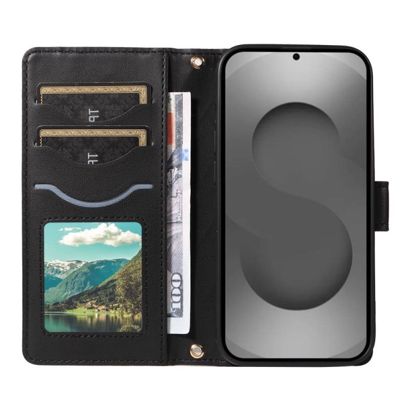 Fodral Samsung Galaxy S26 Ultra Quiltad Med Rem Och Axelrem