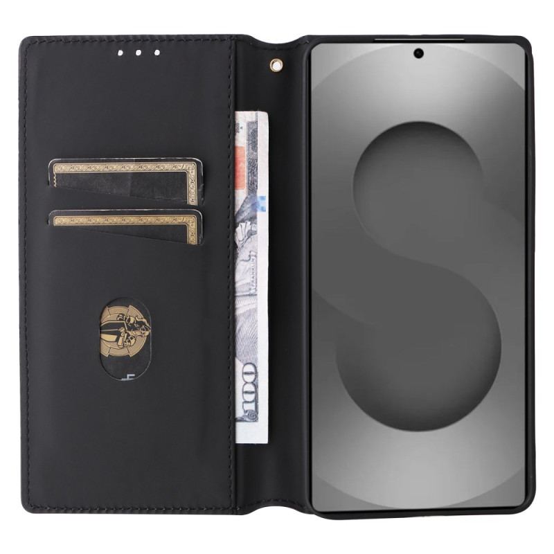 Folio-fodral För Samsung Galaxy S26 Ultra Diamantmönster