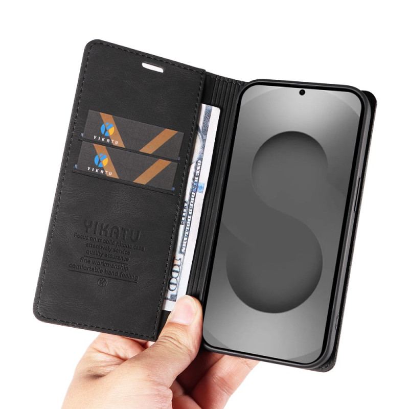 Folio-fodral Samsung Galaxy S26 Ultra Yikatu Mockaeffekt