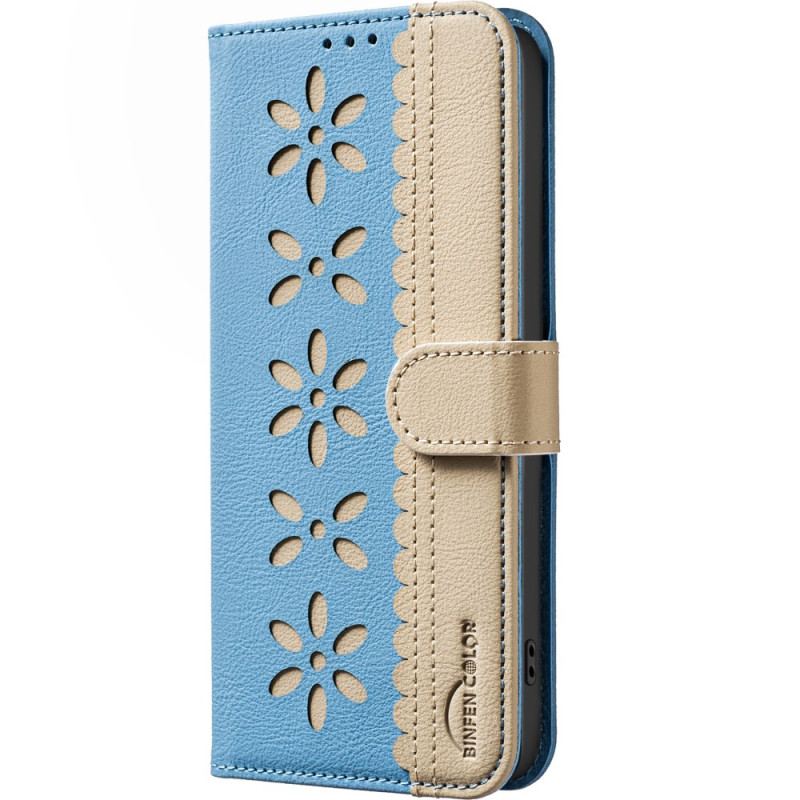 Läderfodral Samsung Galaxy S26 Ultra Telefonfodral Binfen-färg Blommönster