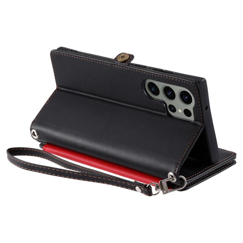 Läderfodral Samsung Galaxy S26 Ultra Telefonfodral Premiumdesign