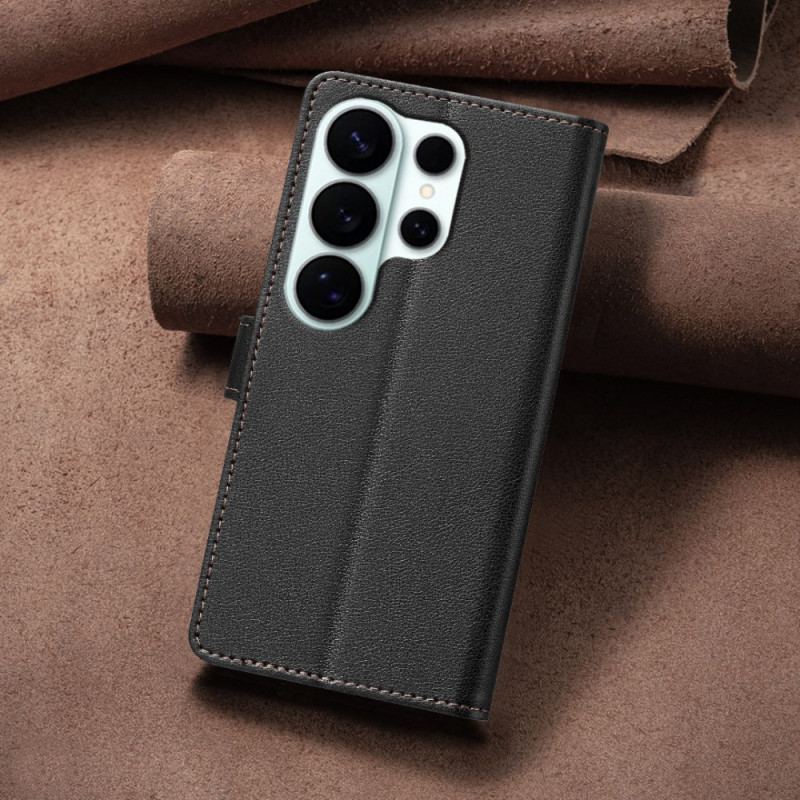 Läderskal Fodral Samsung Galaxy S26 Ultra Klassisk Binfen-färg