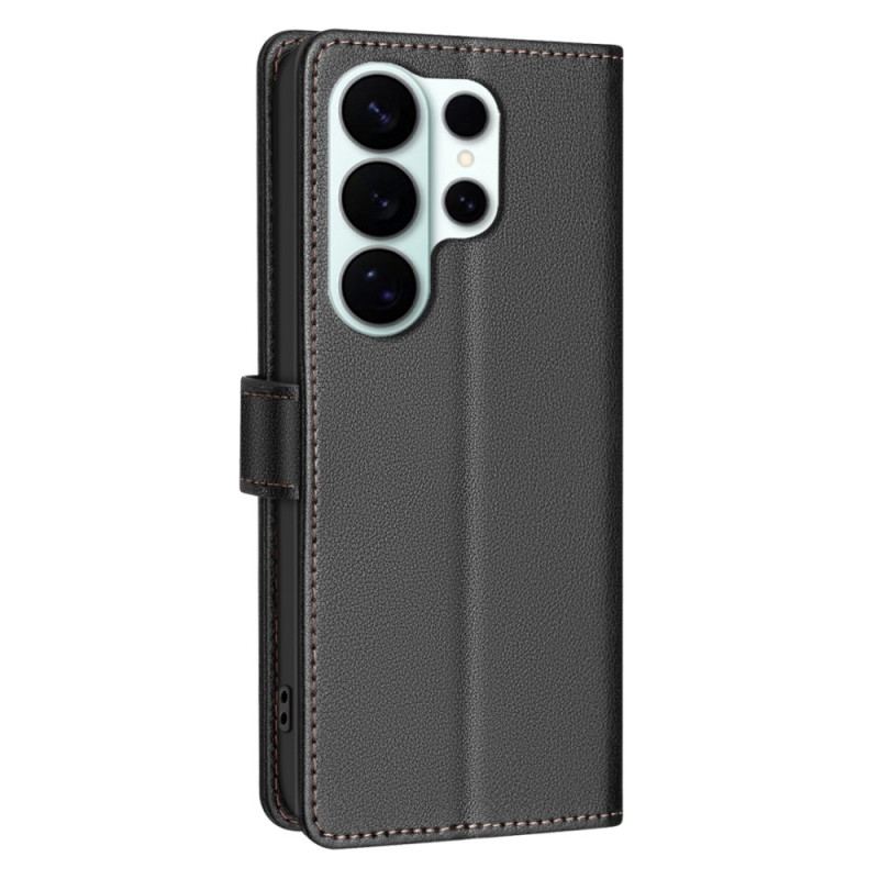 Läderskal Fodral Samsung Galaxy S26 Ultra Klassisk Binfen-färg