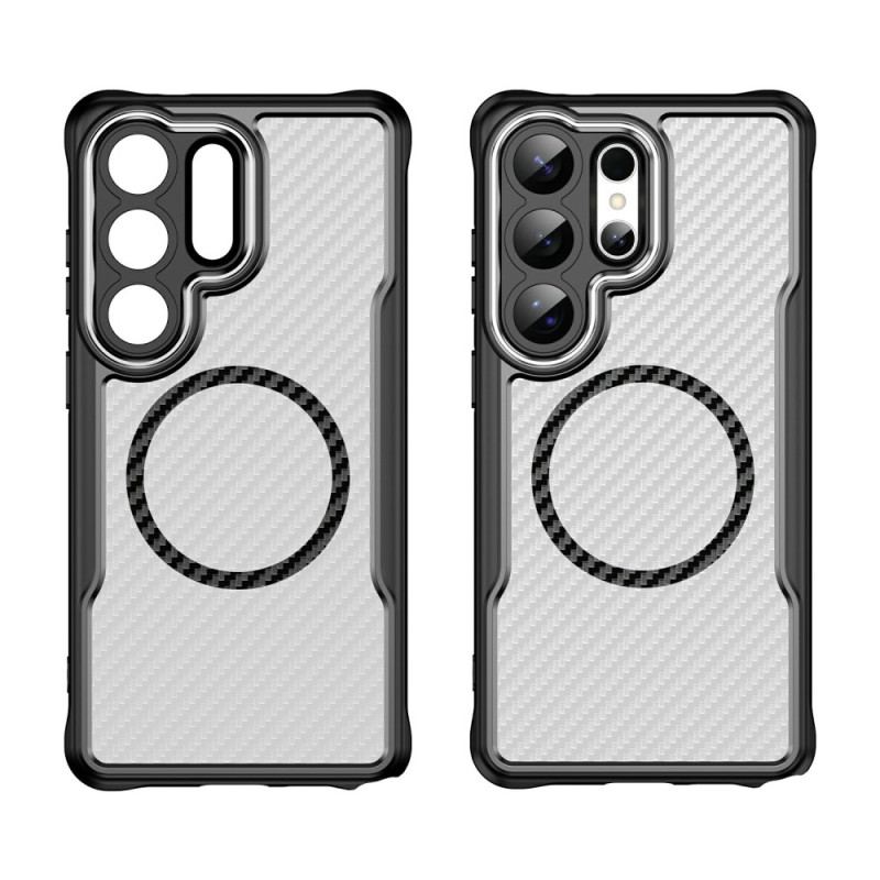 Skal För Samsung Galaxy S26 Ultra Magsafe Hybrid Protection Kolfiberstruktur