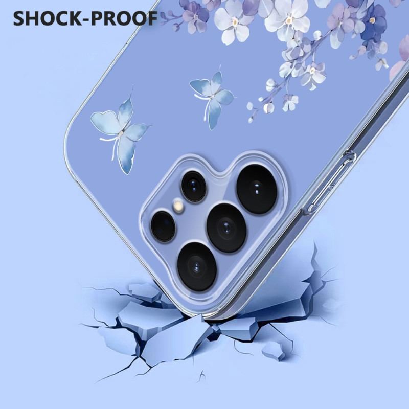 Skal Samsung Galaxy S26 Ultra Fjärilar Och Blommor