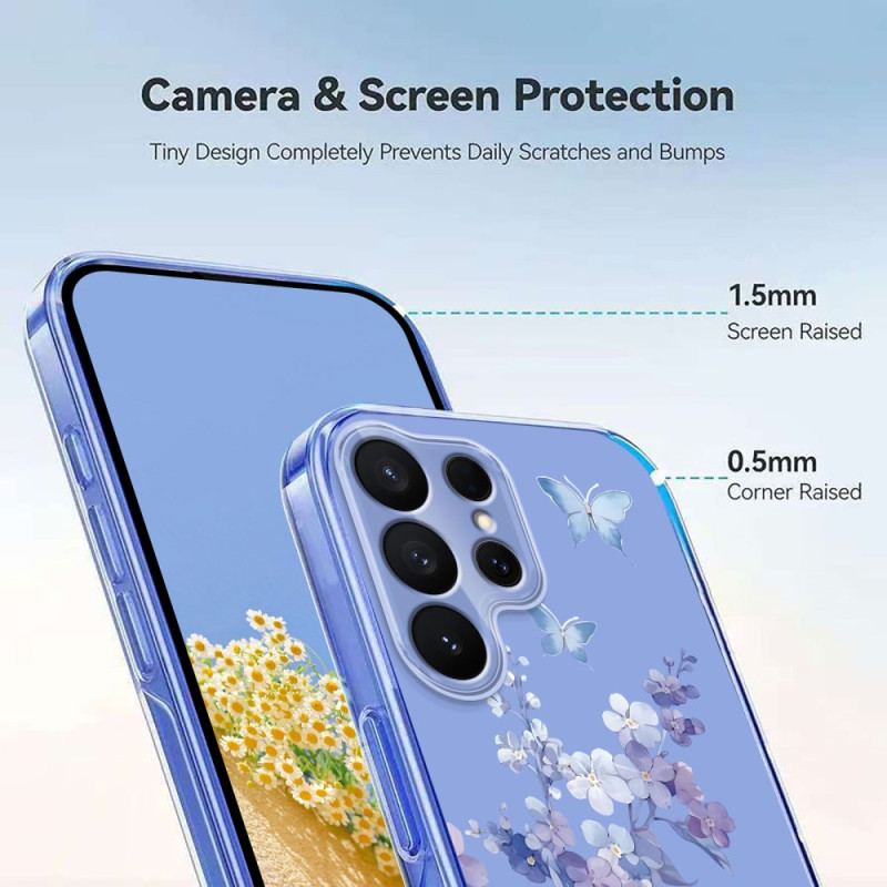 Skal Samsung Galaxy S26 Ultra Fjärilar Och Blommor