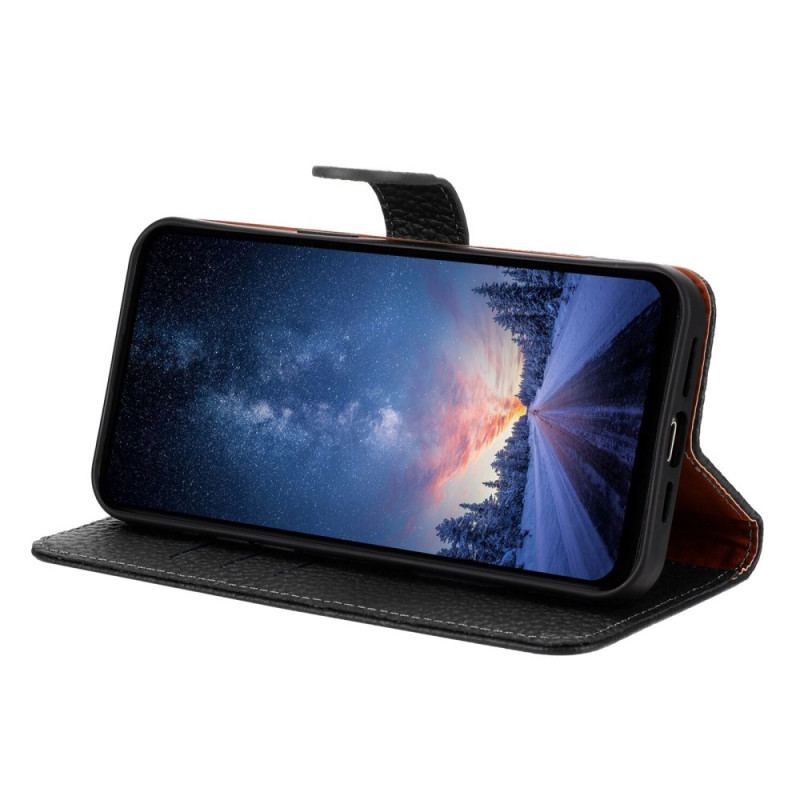 Fodral Vivo V50e 5g Texturerat Läder