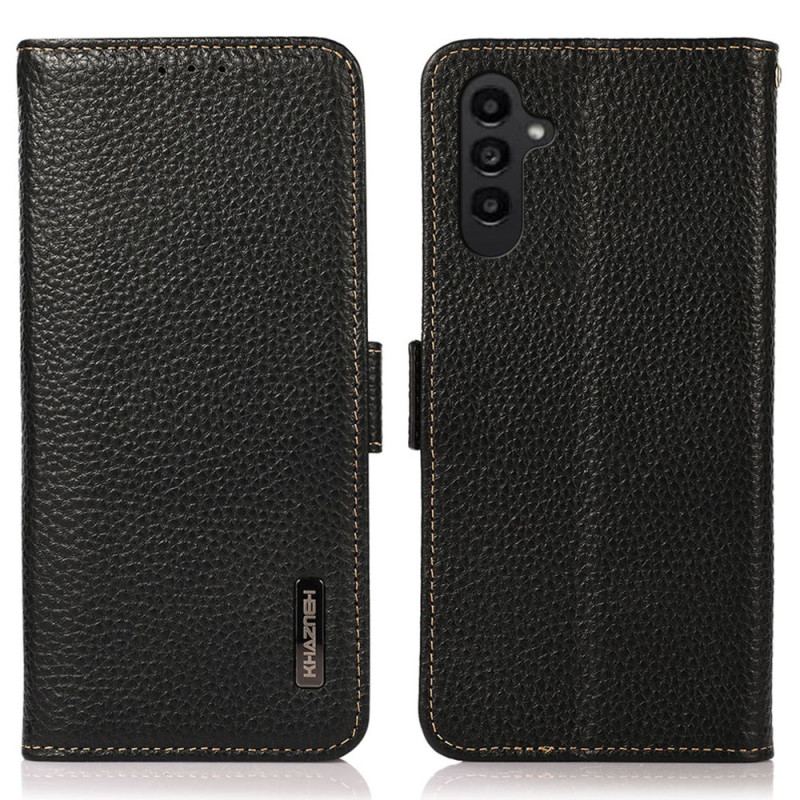 Läderfodral Samsung Galaxy A55 5g Telefonfodral Med Rfid-blockering Khazneh