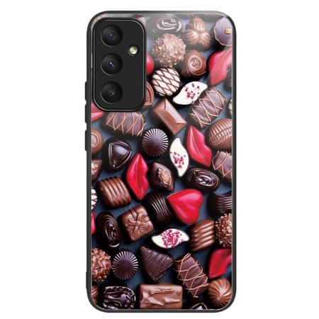 Skal Samsung Galaxy A55 5g Telefonfodral Härdat Glaschoklad