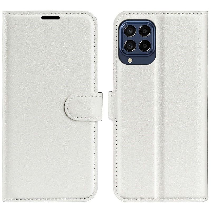 Folio-fodral För Samsung Galaxy M33 5G Plånboksfodral Läderstil