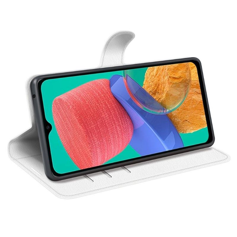 Folio-fodral För Samsung Galaxy M33 5G Plånboksfodral Läderstil
