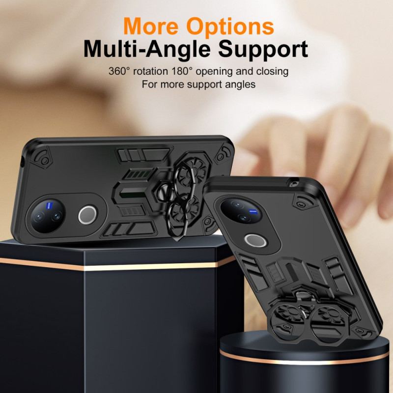 Skal För Vivo V50 5g Robust Med Stativ