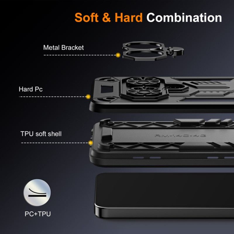 Skal För Vivo V50 5g Robust Med Stativ