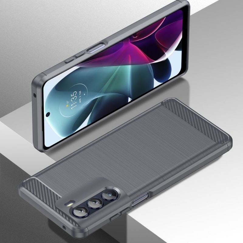 Skal För Motorola Moto G200 5G Flexibel Borstad Effekt