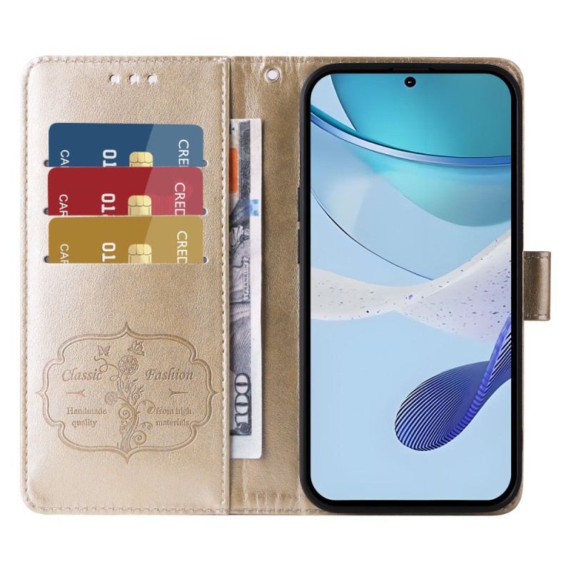 Fodral För Realme C75 Fjärilar Och Blommor