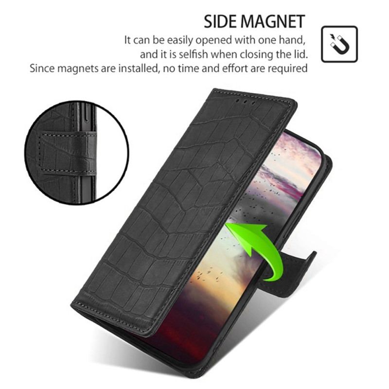 Fodral För Realme C75 Krokodileffekt