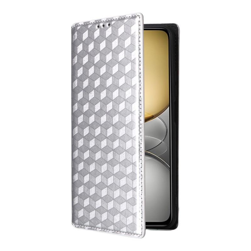 Folio-fodral Realme C75 Diamantmönster