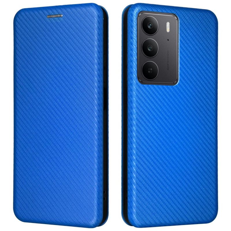 Folio-fodral Realme C75 Kolfiber