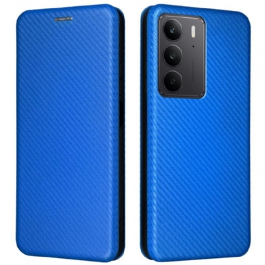 Folio-fodral Realme C75 Kolfiber