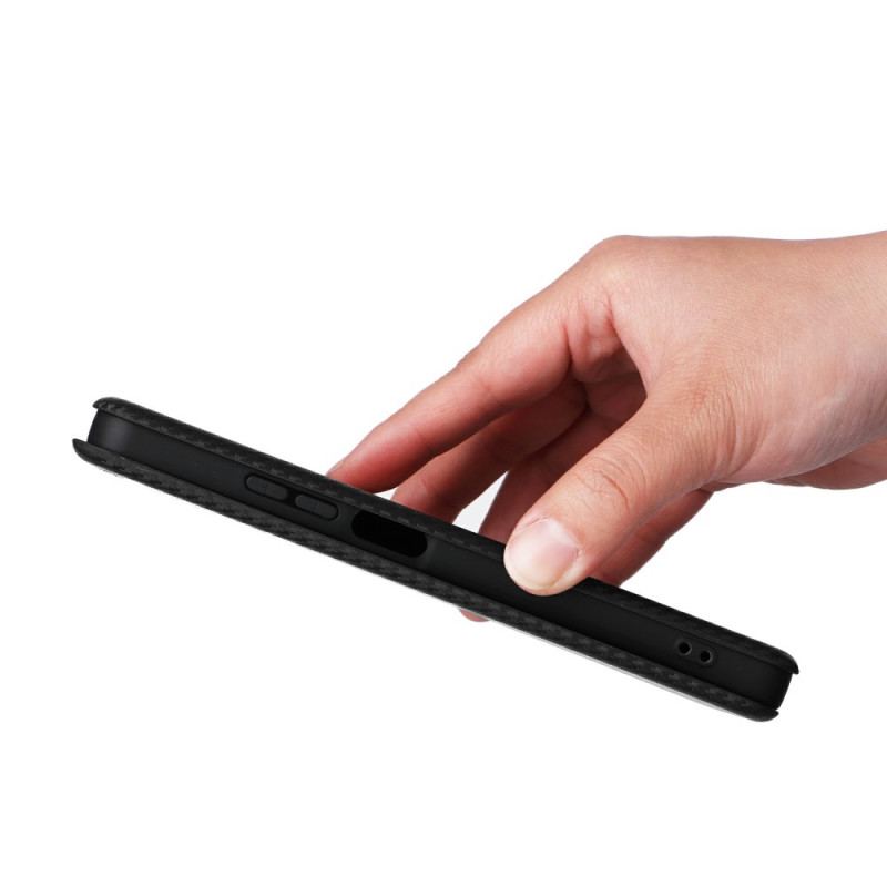 Folio-fodral Realme C75 Kolfiber