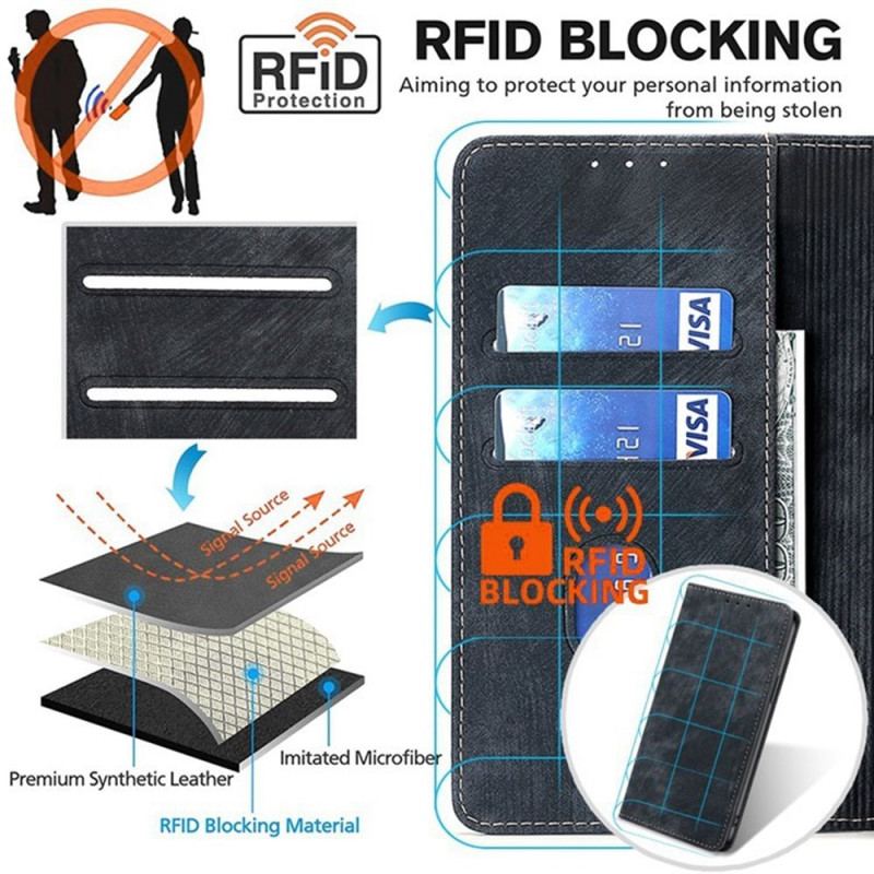 Folio-fodral Realme C75 Rfid-skydd