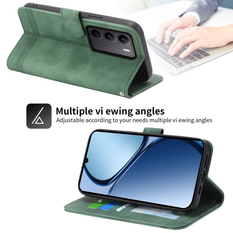 Läderfodral Realme C75 Telefonfodral Dierfeng