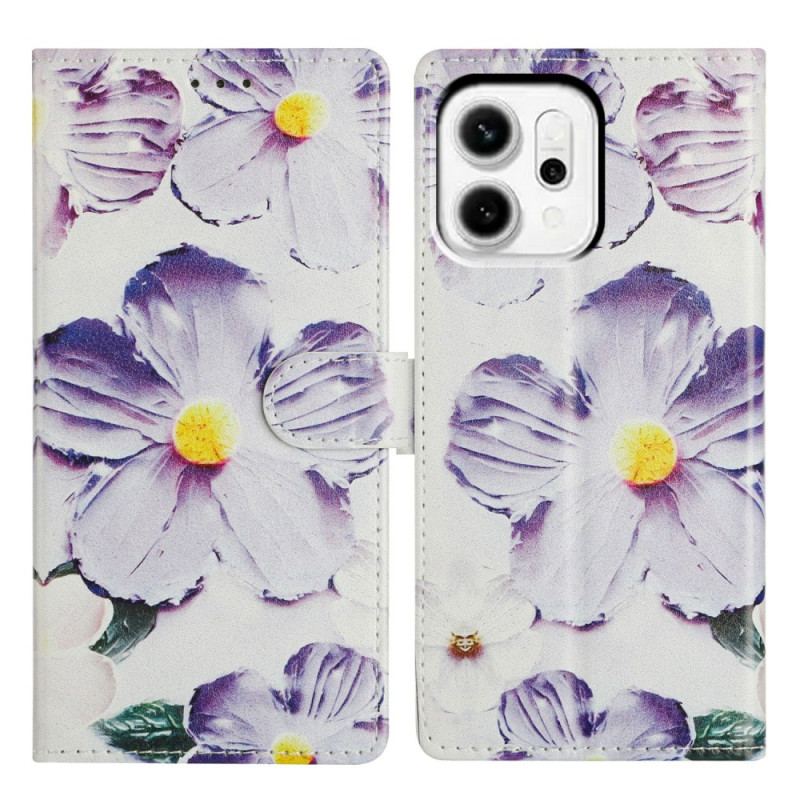 Fodral För Oppo Reno 14 5g Vintageblommor