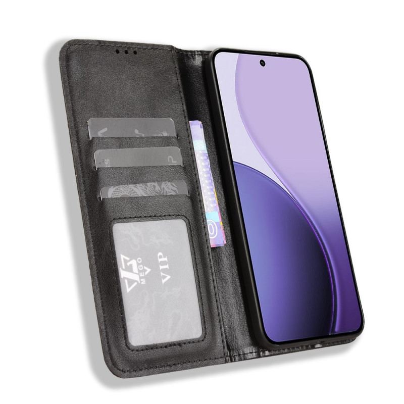 Folio-fodral För Oppo Reno 14 5g Vintagekant