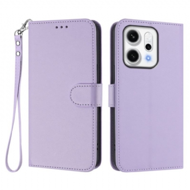 Läderfodral Oppo Reno 14 5g Telefonfodral Monokrom