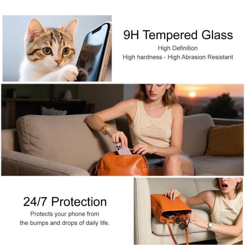 Skärmskydd I Heltäckande Härdat Glas För Oppo Reno 14 5g (svart Version) Imak