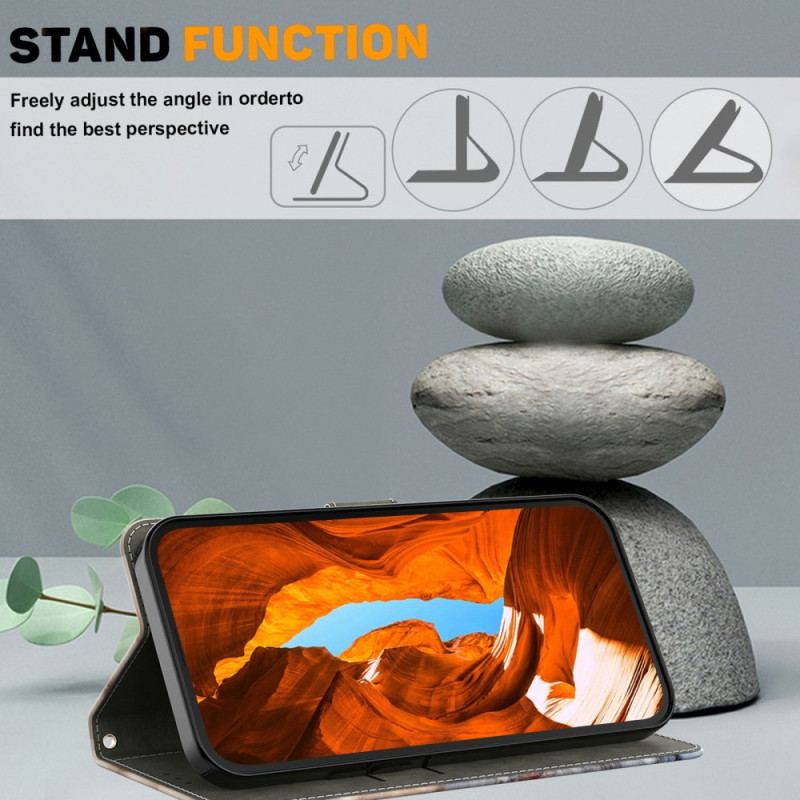 Fodral För Samsung Galaxy S26 Isblå Blommor