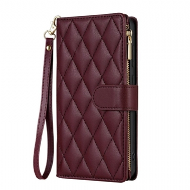 Fodral Samsung Galaxy S26 Quiltad Med Justerbar Axelrem