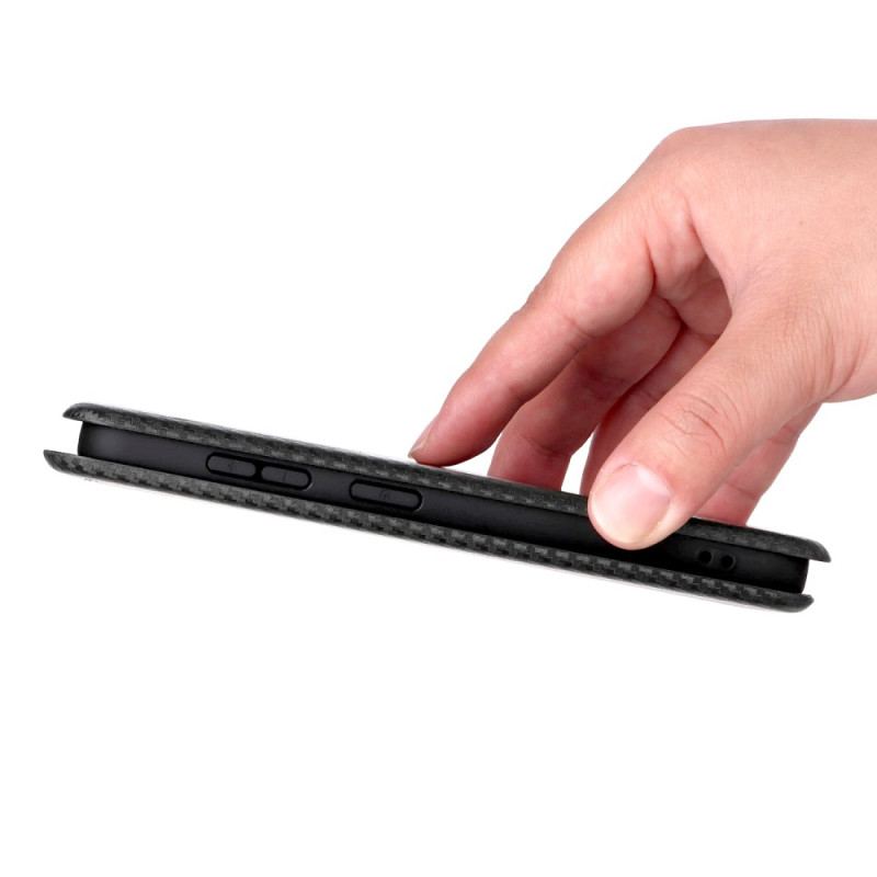 Folio-fodral Samsung Galaxy S26 Fibertexturerad Kolfiber