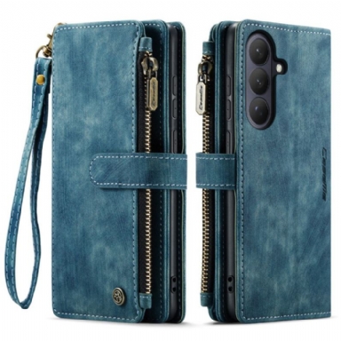 Läderfodral Samsung Galaxy S26 Telefonfodral Caseme-fodral I Mockaeffekt