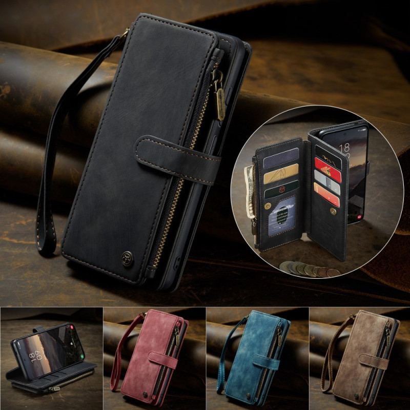 Läderfodral Samsung Galaxy S26 Telefonfodral Caseme-fodral I Mockaeffekt