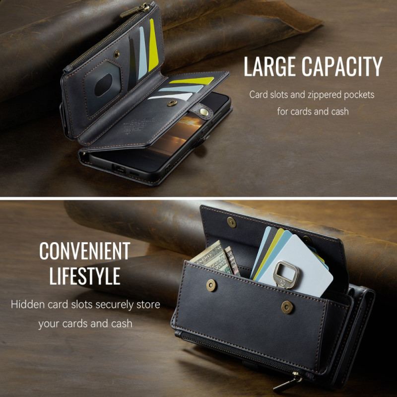 Läderfodral Samsung Galaxy S26 Telefonfodral Caseme-plånbok