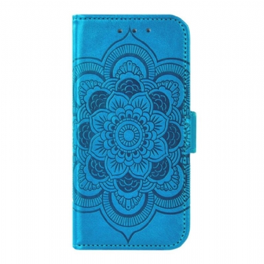 Läderfodral Samsung Galaxy S26 Telefonfodral Mönstrad Pion