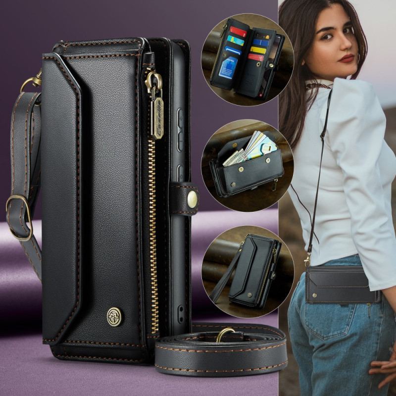 Läderskal Fodral Samsung Galaxy S26 Caseme-plånbok